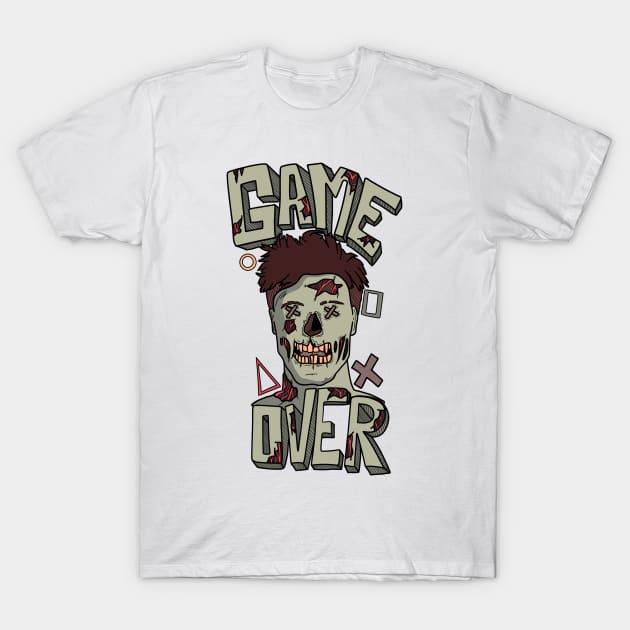 Game over zombie 2 T-Shirt by Swadeillustrations